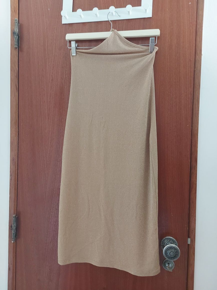 Vestido dourado M