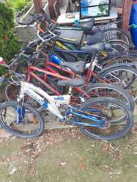 17 rowerów do naprawy lub na części