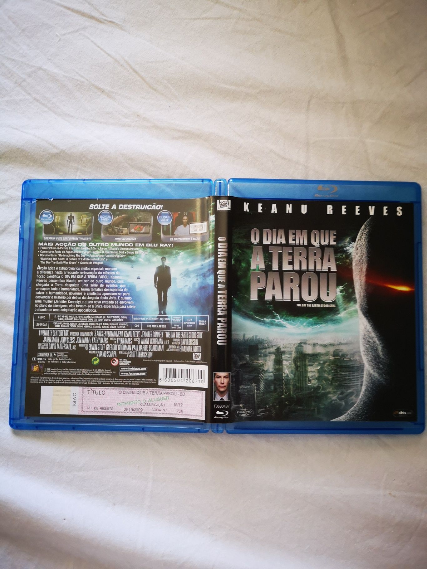 O Dia Em Que Terra Parou - Filme Blu-Ray