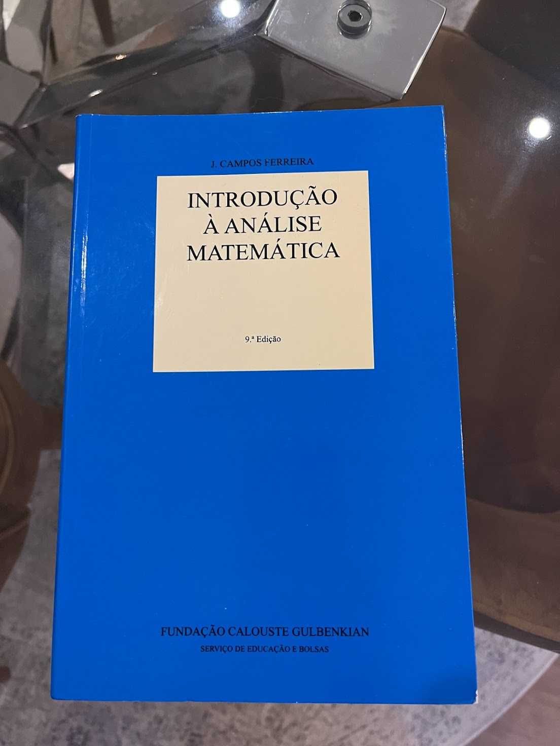 Livro Introdução à Análise Matemática de J. Campos Ferreira