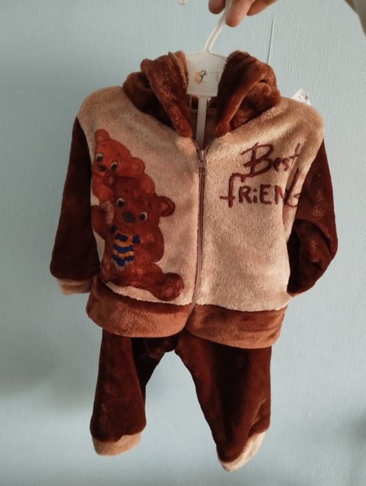 Плюшевий костюм на хлопчика 6-9міс