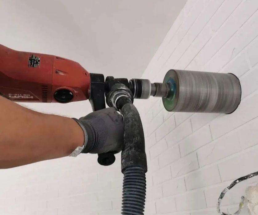 БЕЗ ШУМУ! Алмазне буріння. Свердління отворів. Резка бетона