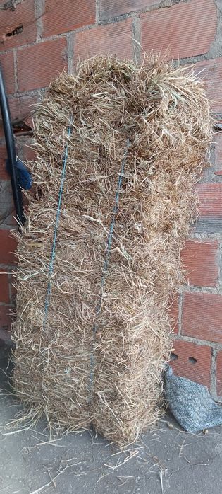 Fardos de palha.
