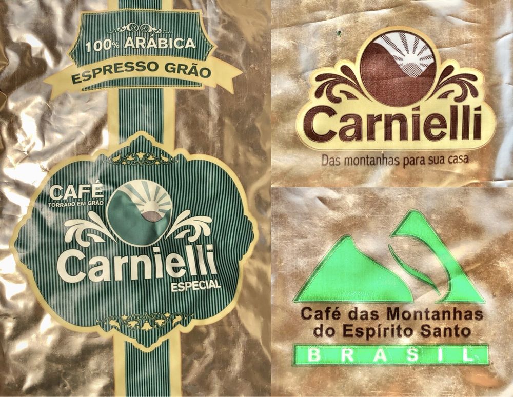KAWA BRAZYLIJSKA 1 kg Carnielli Especial 100% Arabica Espresso Grao !!