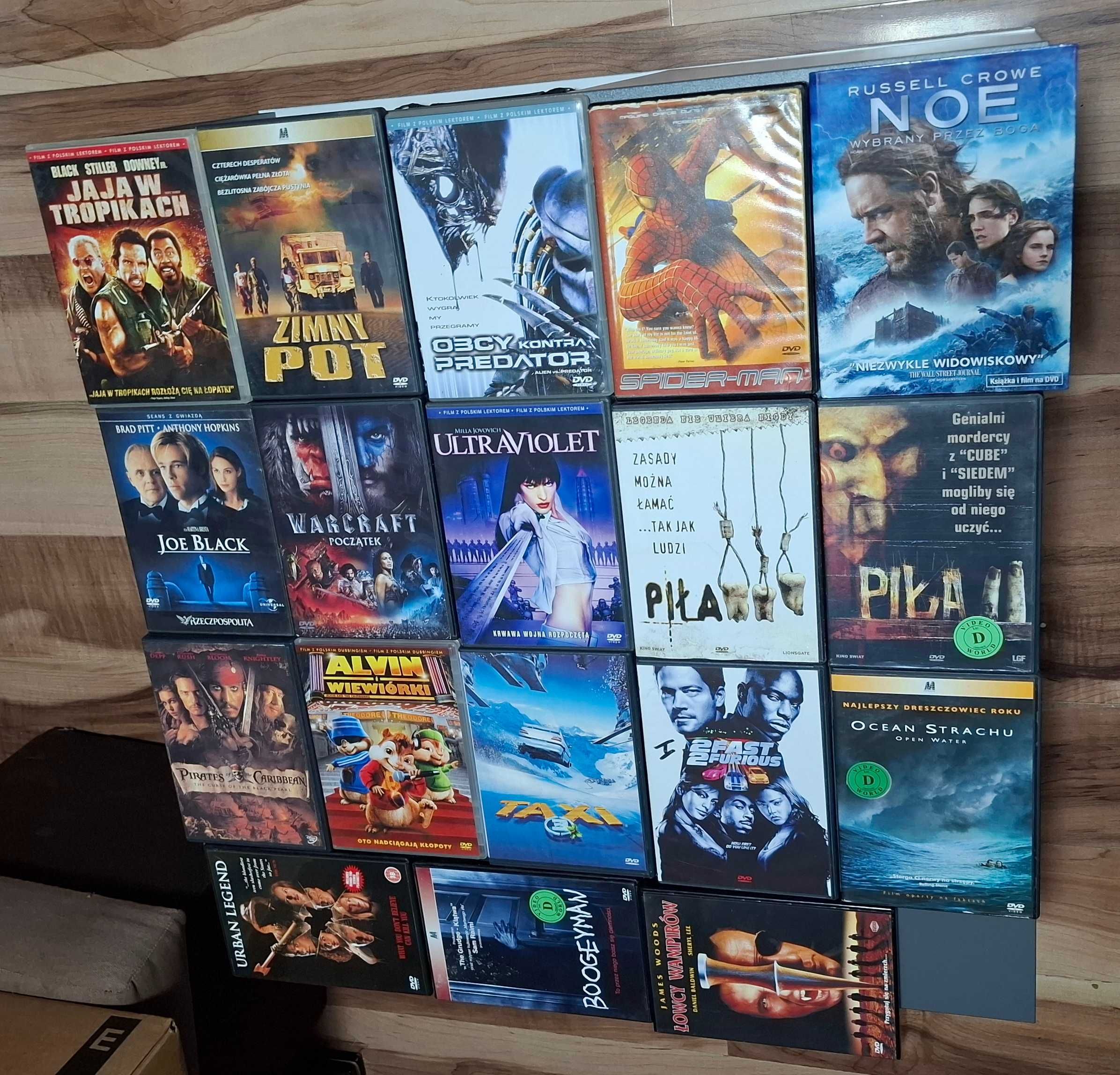 Filmy DVD Dobre tytuły stan bdb, możliwość zamiany na inne,