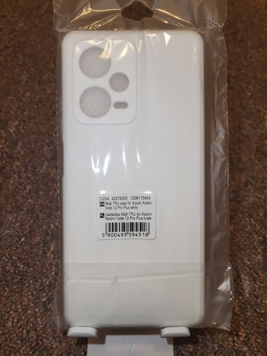 Etui Xiaomi Redmi Note 12 Pro Plus - białe