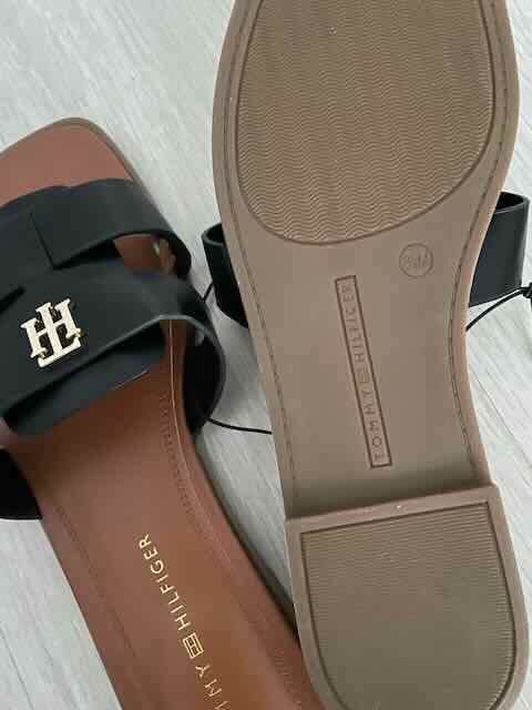Tommy Hilfiger - klapki damskie z USA, 38,5.