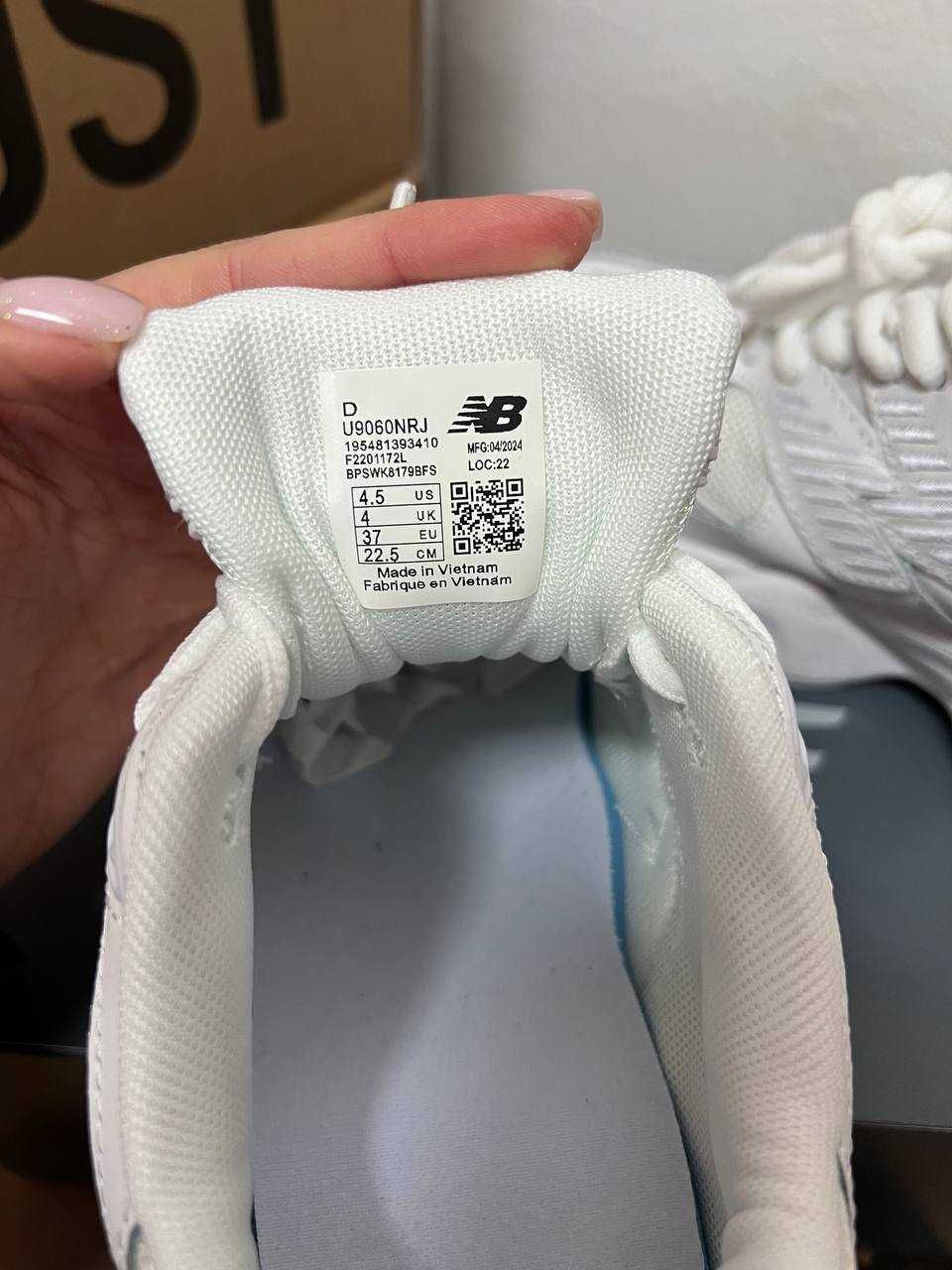 Кроссовки New Balance 9060 white / Нью Беленс 9060 білі 37 38 39 40