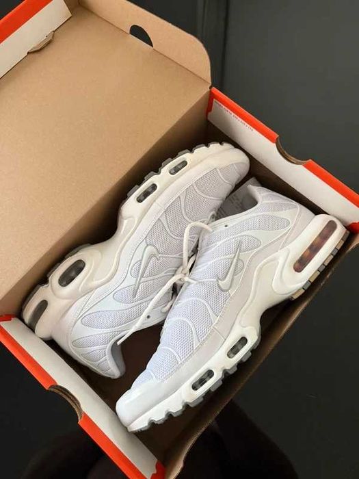 "Buty Trampki" Nike_Air_Max_Plus_TN_Triple_White R.38