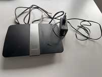 Router CISCO Linksys EA4500 zasilacz, kabel LAN