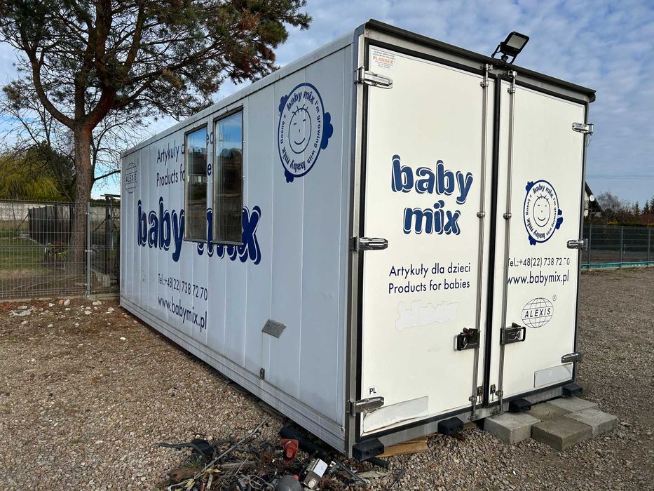 Kontener MAGAZYN warsztat 2,5 x 6,80 + instalacje + wyposażenie