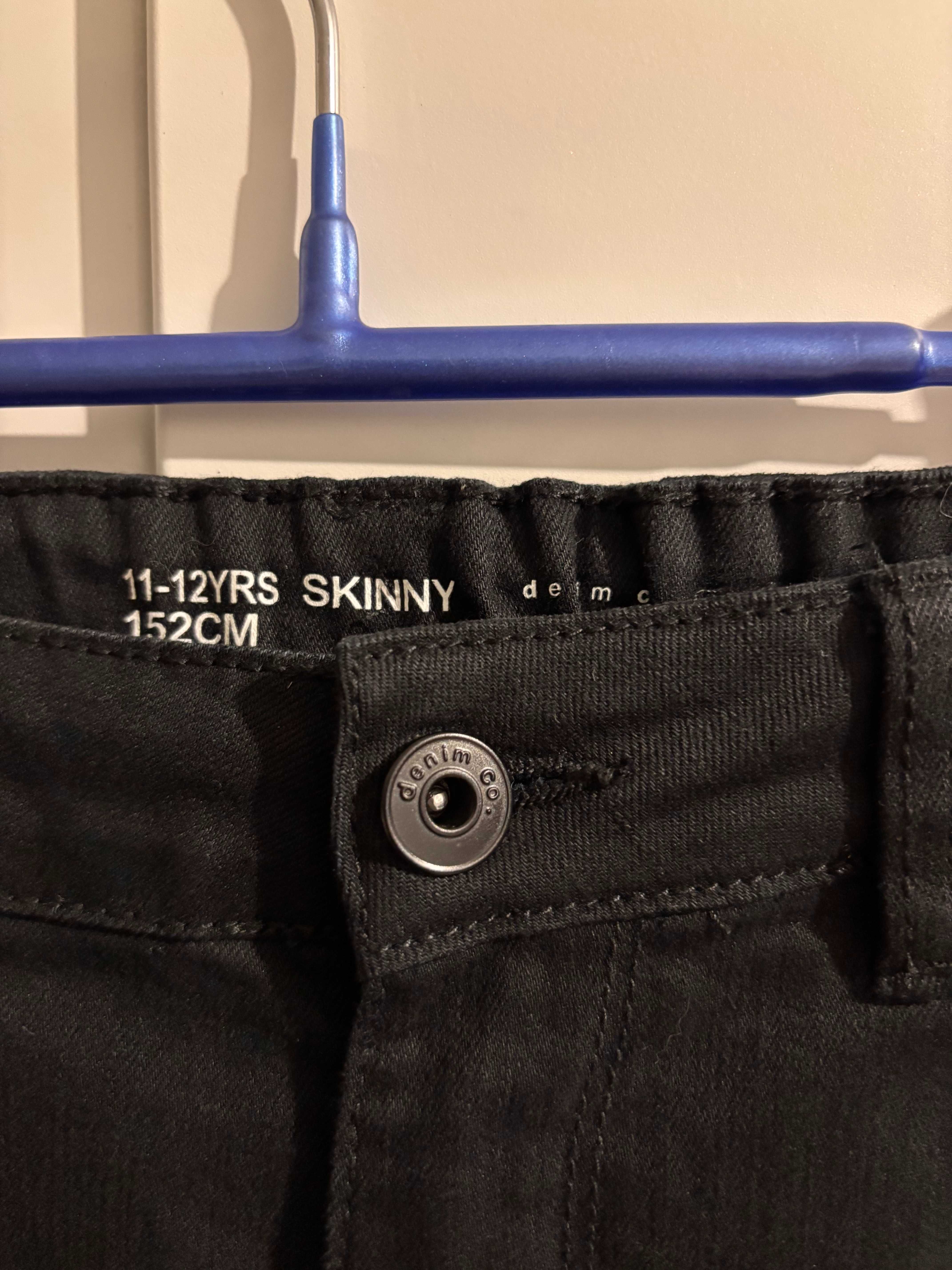 Джинси skinny чорные denim