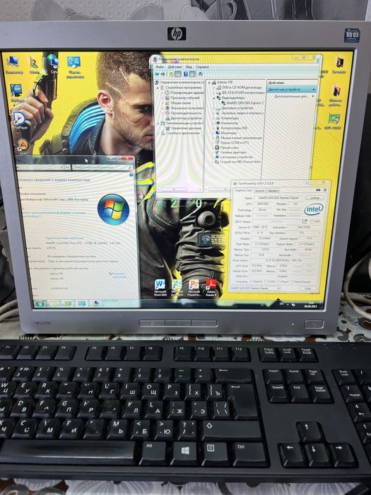 Системный Блок Dell 760 SFX + Монтор + клавиатура и мышка веб камера.