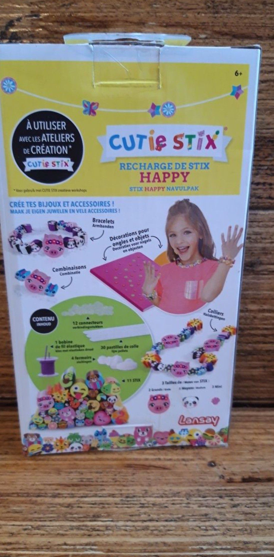 Lansay Cutie Stix Happy Refill, 33107 dla dzieci własnej wyobraźni