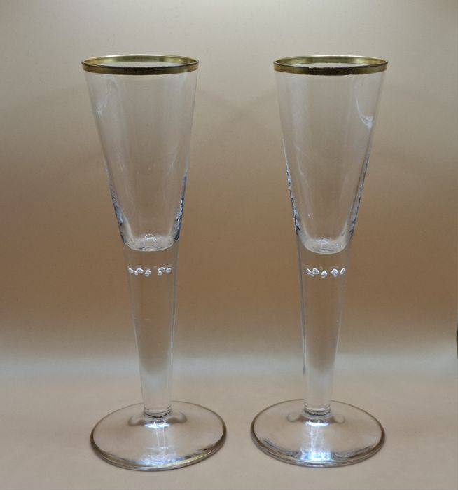 Kieliszki z 1890 r - Huta Józefina Szklarska Poręba,  proj. Arthura Ge