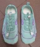 Buty barefoot miękkie sportowe morska zieleń i fiolet roz.40
