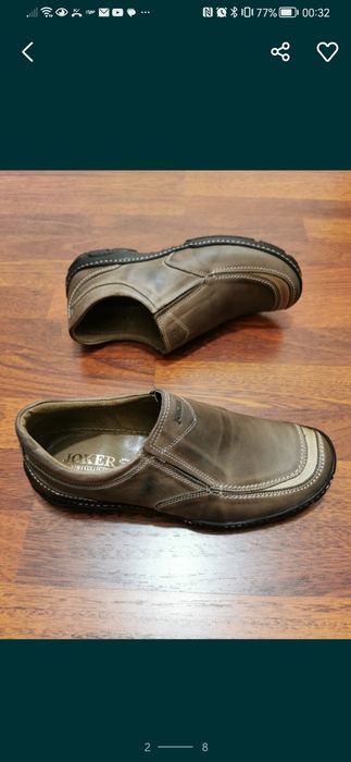 Skórzane Wsuwane Buty Męskie Joker Lekkie Wygodne Comfort