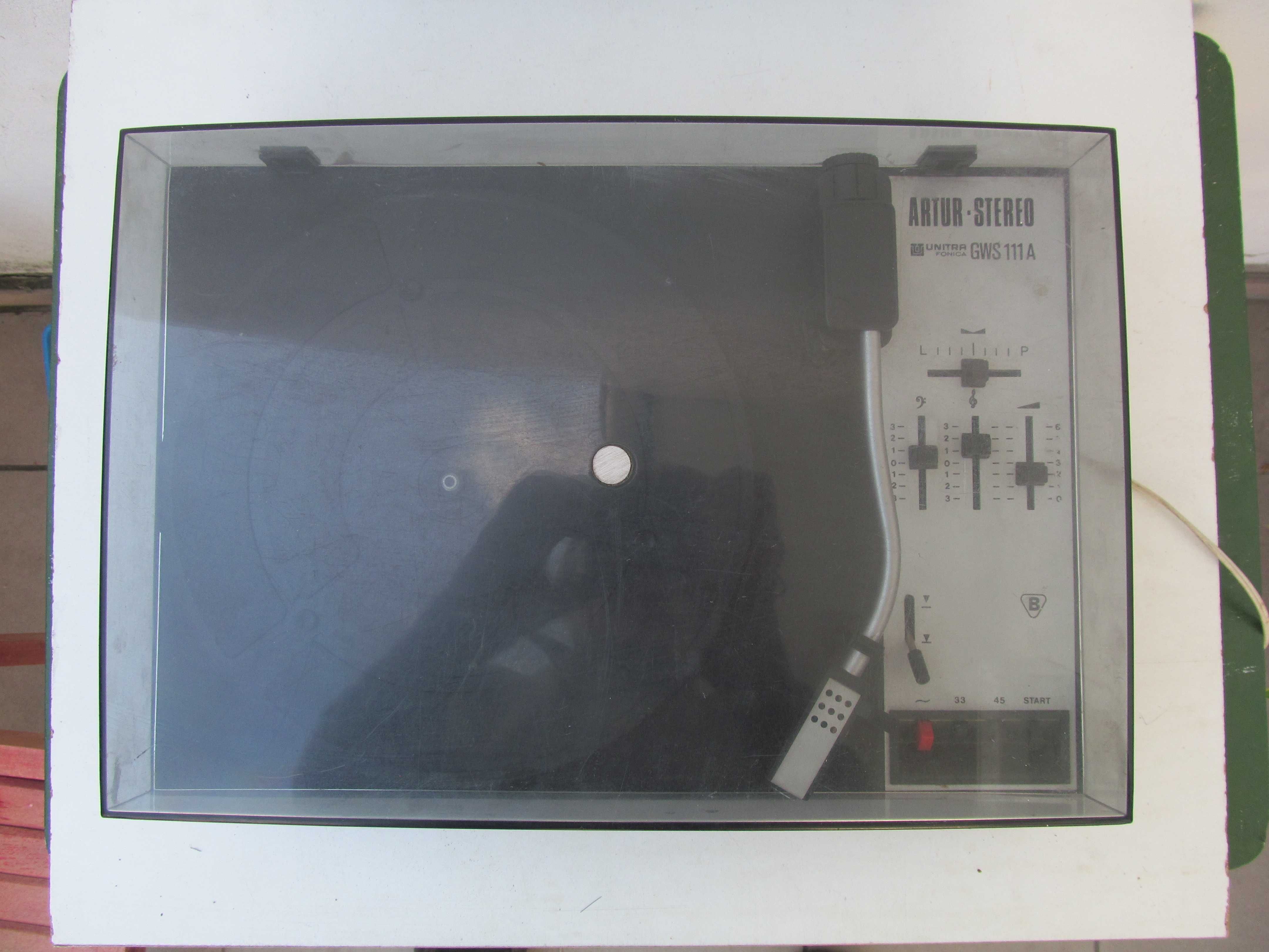 Stary gramofon Artur-Stereo GWS-111-A + 2 głośniki. UNITRA Fonica