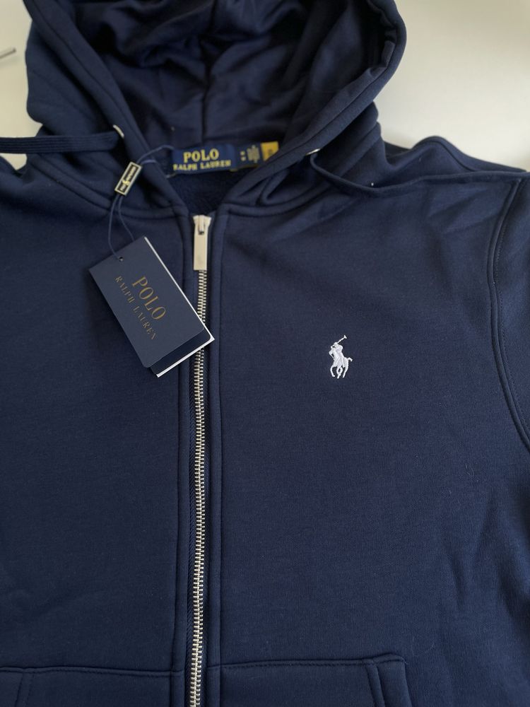 Casaco com fecho azul Polo Ralph Lauren com Fatura