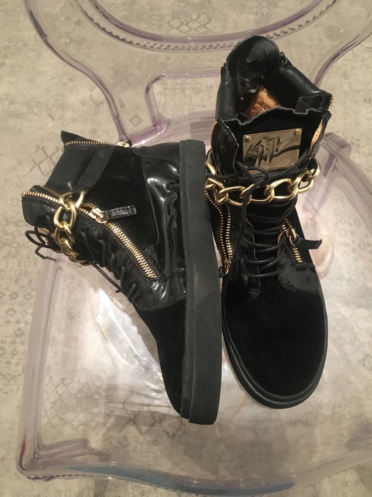 Giuseppe Zanotti сникера хай топи supreme swag ботинки кеды