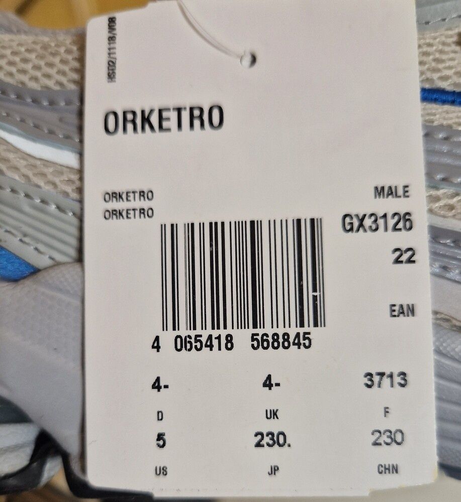 Оригінал. Кросівки Adidas Orketro Shoes Grey/Beige gx3126 р.37.