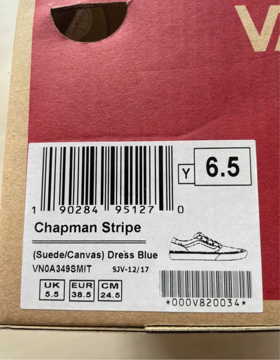 Trampki Vans, rozmiar 38,5. 24,5 cm