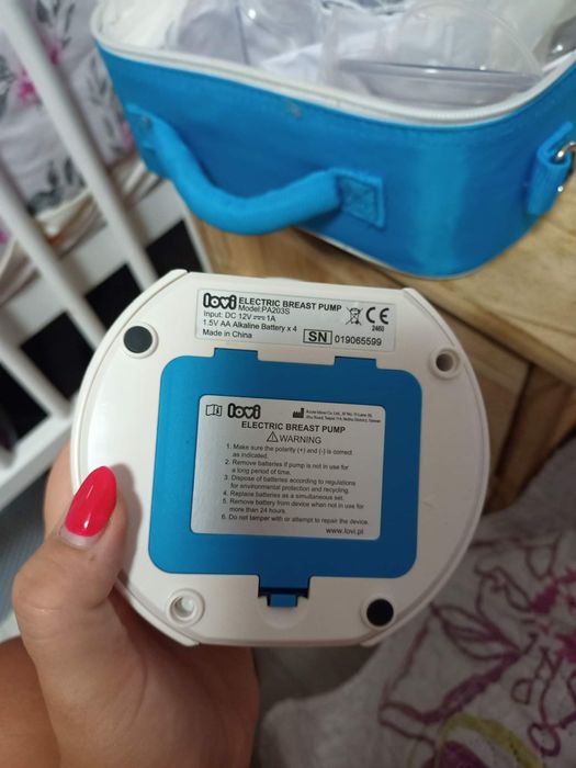 Laktator elektryczny Lovi, dwufazowy