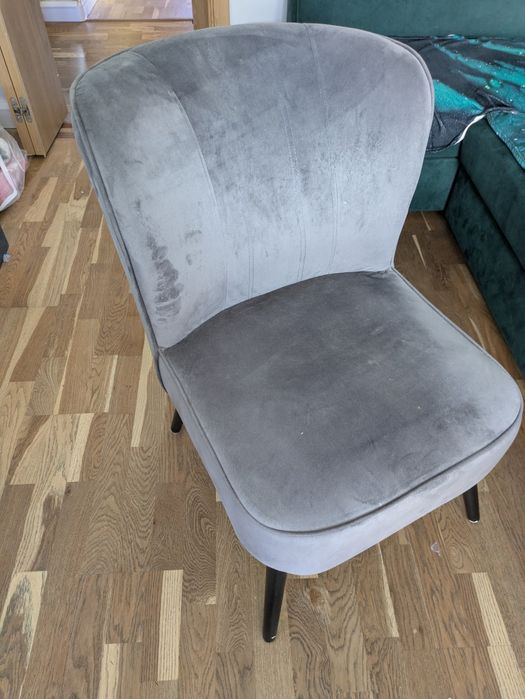 Fotel szary  uzywany
