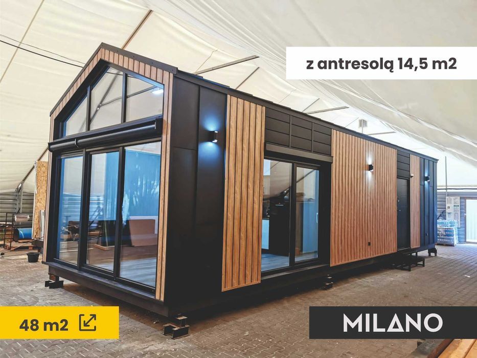 Domek 48 m2+ antresola-Letniskowy-Całoroczny-MARWIS MOBILE HOMES