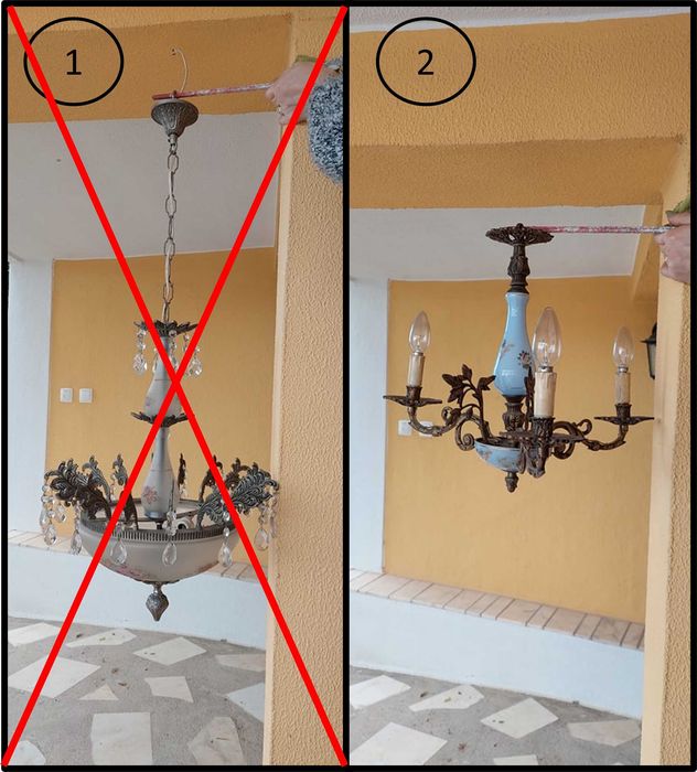 Candeeiros antigos com história