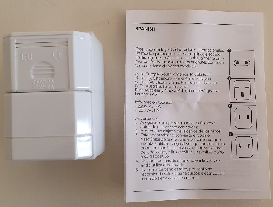 Adaptador de viagem