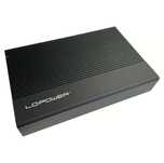 Zewnętrzna obudowa do dysków LC-35U3-C USB3.2 Alu Czarny