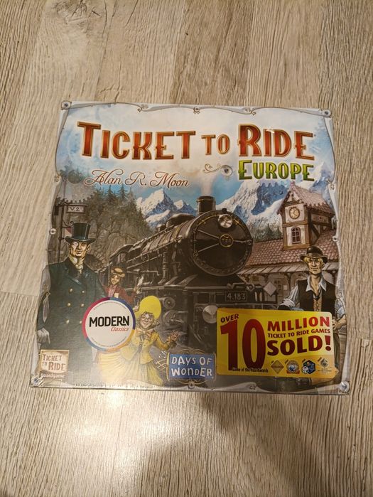 Wsiąść do Pociągu Europa gra planszowa NOWA FOLIA