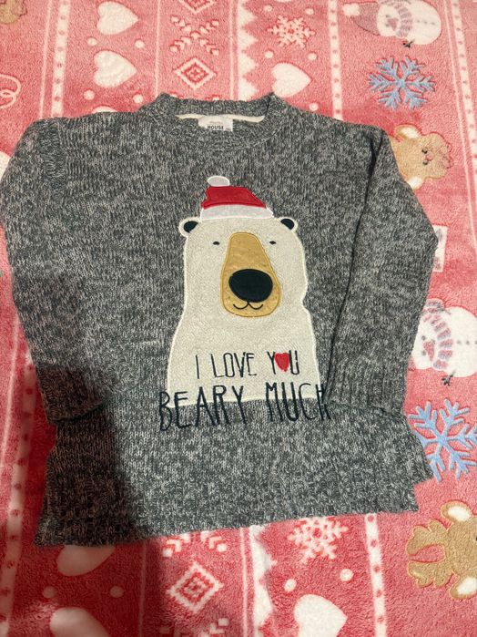 Sweter zimowy świąteczny