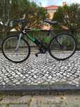 Bicicleta Legnano preta e verde