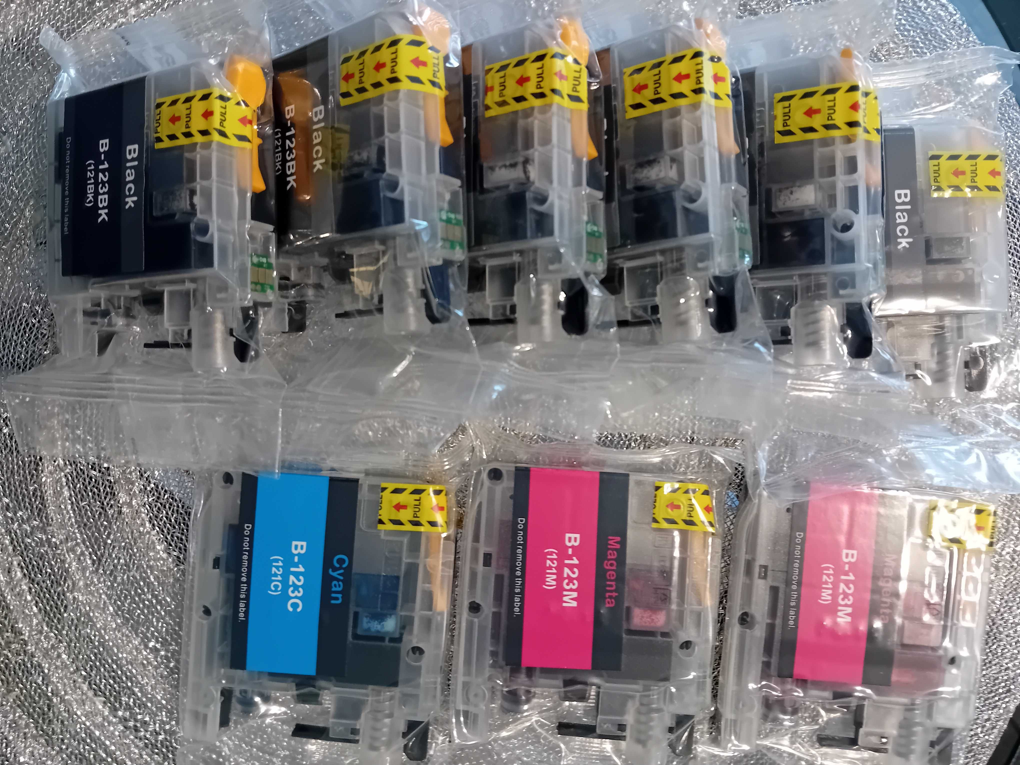TUSZ do BROTHER LC123 DCP-J132W DCP-J152W 9 szt.