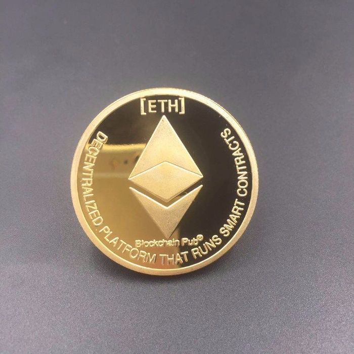 Ethereum  Коллекционная монета ETHEREUM Gold & Silver из серии Crypto!