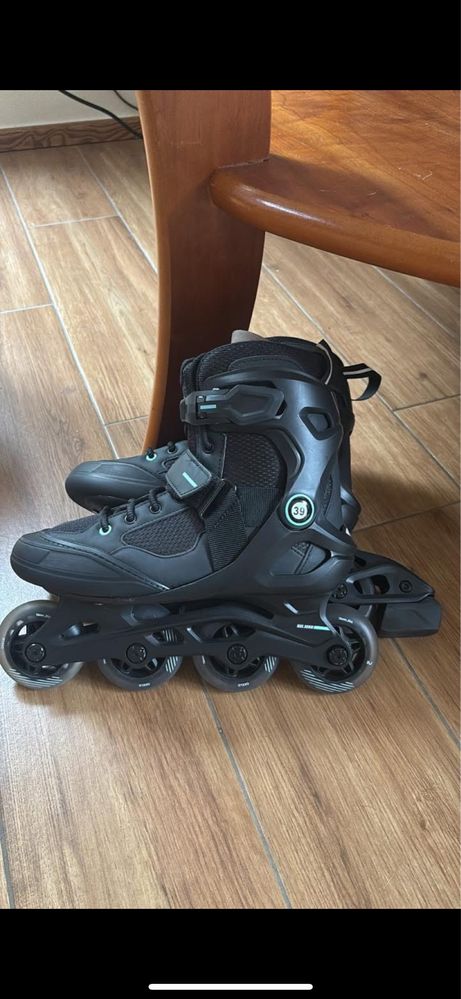 NOWE rolki Oxelo rozmiar 39 + kask i ochraniacze