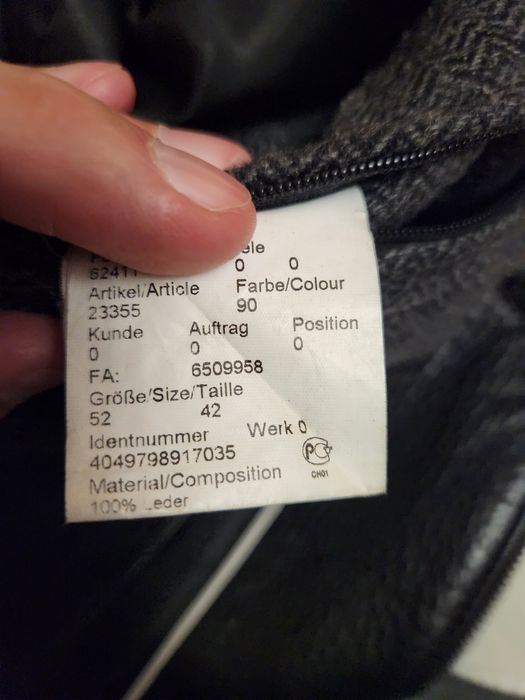 Мужская кожаная куртка Karl Lagerfeld  оригинал