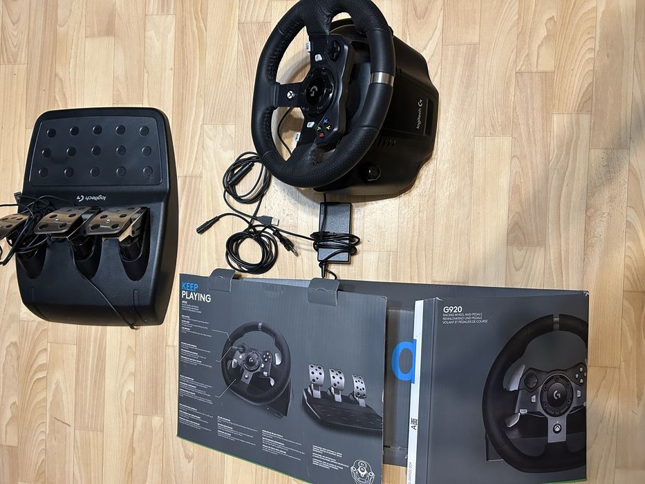 Ігрове кермо logitech g920 ідеал