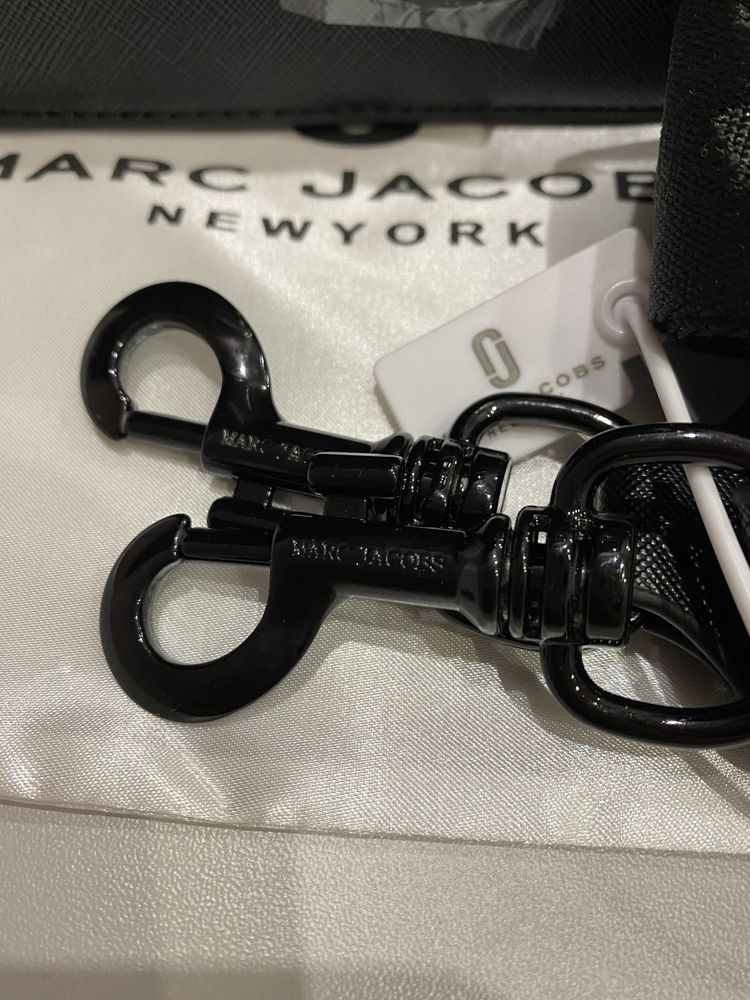 Сумка Marc Jacobs total black крос-боді марк джейкобс чорна