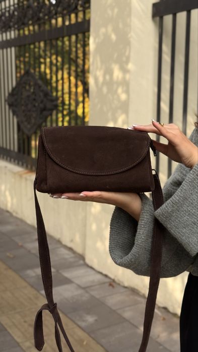 Замшева сумочка жіноча, замшева сумка
