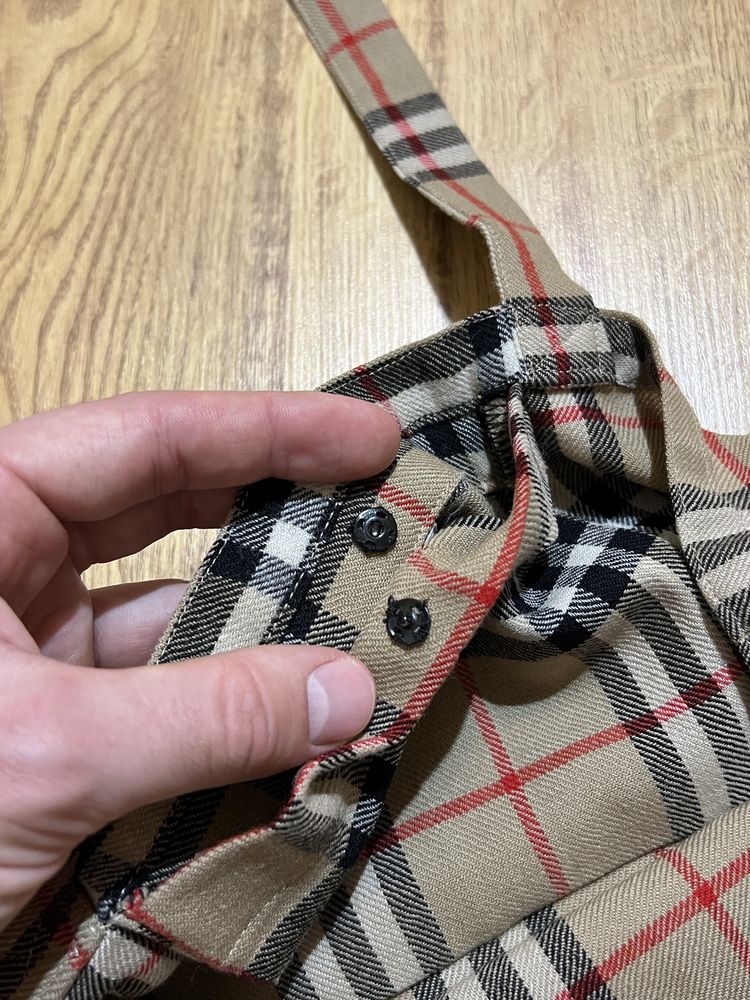 Сумка через плече шопер Burberry Nova Check vintage