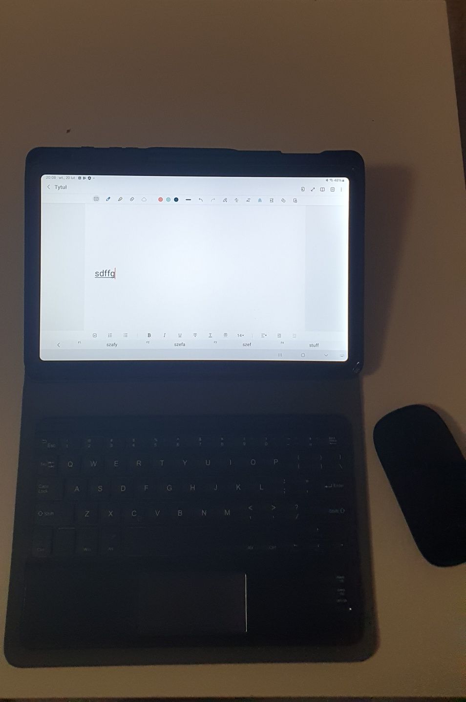 Tablet SAMSUNG GALAXY TAB S6 LITE + Klawiatura oraz Mysz