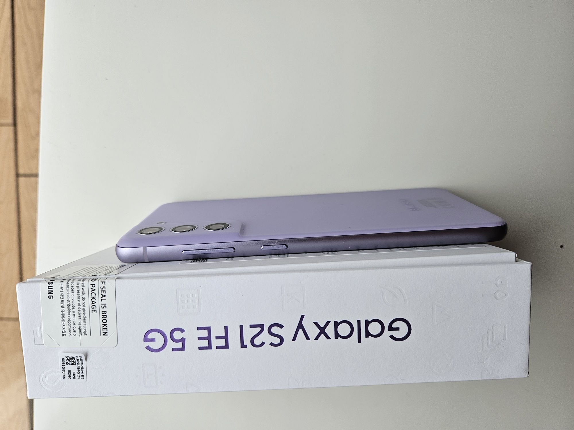 Samsung S21 FE 5G 256GB GW-01.2026 xkom violet ładowarka etui lawendow