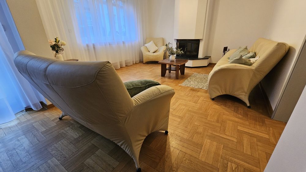 Skórzany zestaw wypoczynkowy