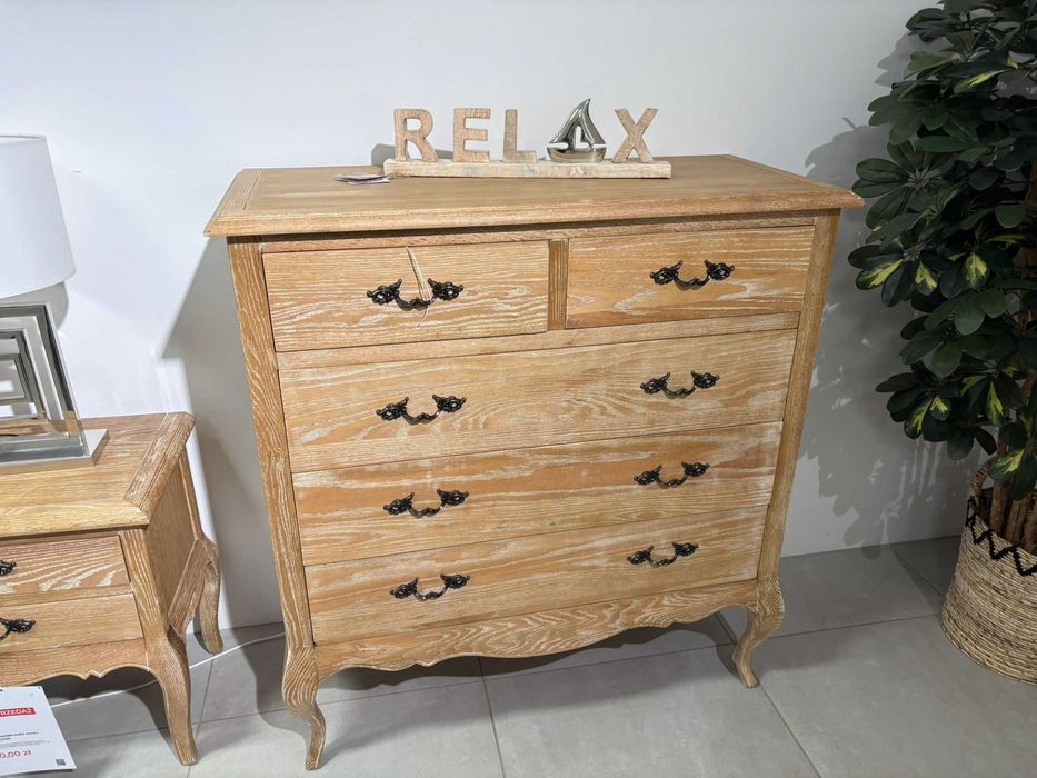 Komoda Venezia Oak w stylu prowansalskim - Nowa