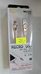Kabel cynkowy do Micro USB 1m 2,4A