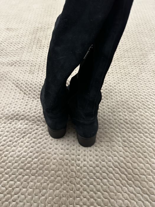 Сапоги ботфорты замш 37р