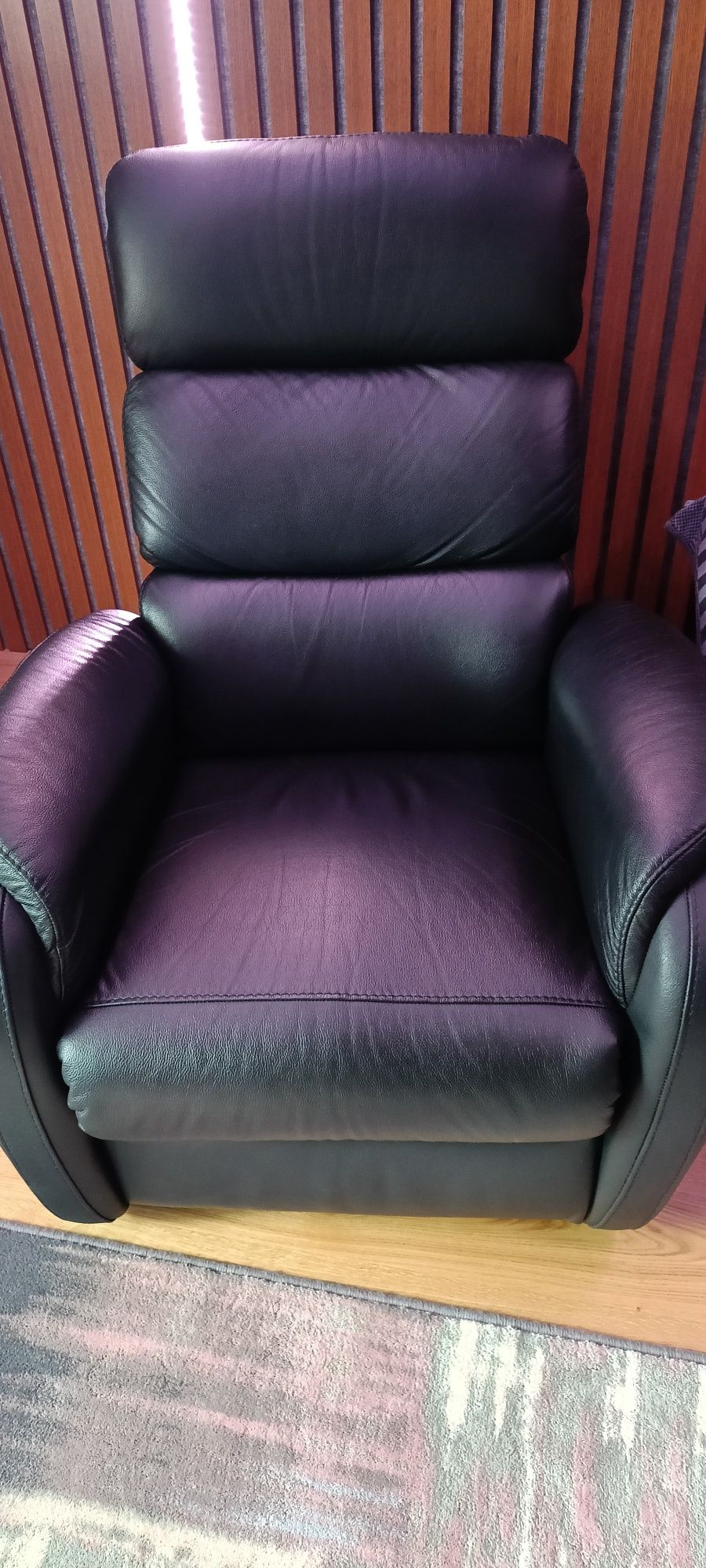 Fotele skórzane z funkcją relax
